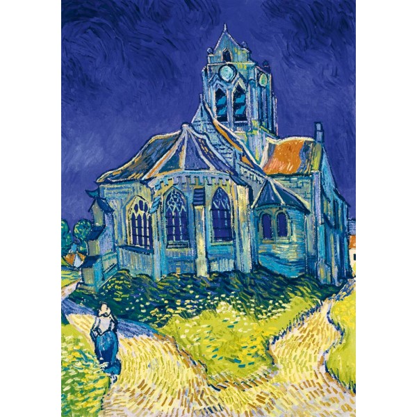 Kościół w Auvers-sur-Oise,Vincent van Gogh 1890 (1000el.) - Sklep Art Puzzle